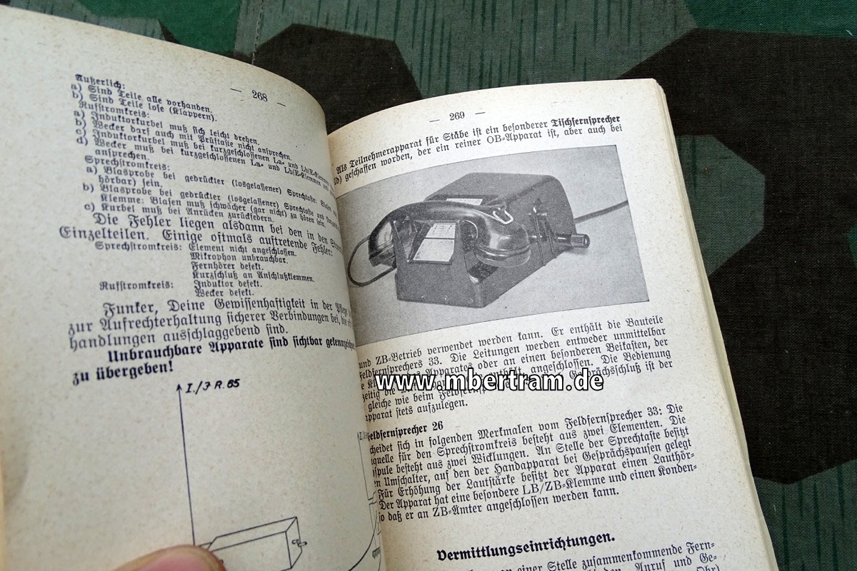 15816-9 Dienstanweisung: Reibert, für den Nachrichtensoldaten , Ausgabe 1941