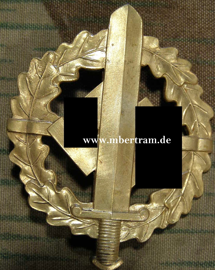SA SPORTABZEICHEN GOLD, TYP 2, K. Henseler Pfortzheim