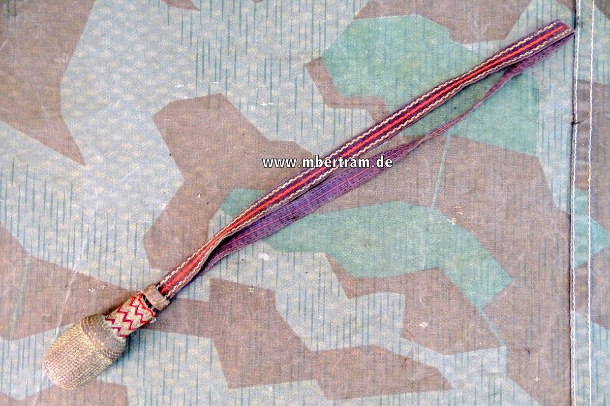 Portepee M 1896 für Offiziere der hessischen Kavallerie, Selten !!