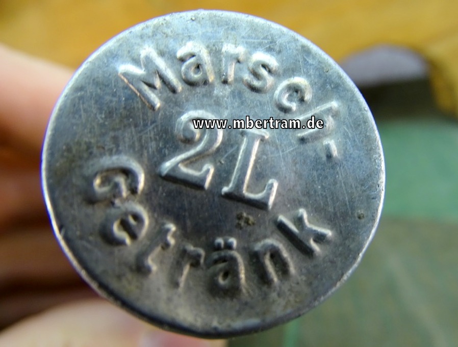 Wehrmacht Pulverdose zum Anrühren für 2 Liter Marsch Getränk