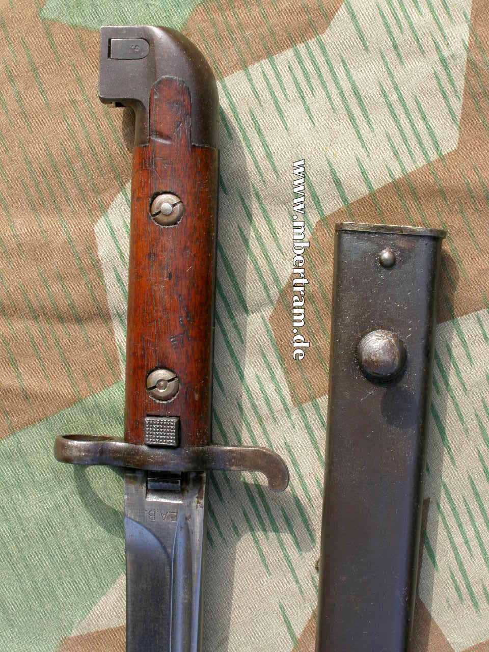 Schweden Marine-Bajonett M 1915. Lange Klinge