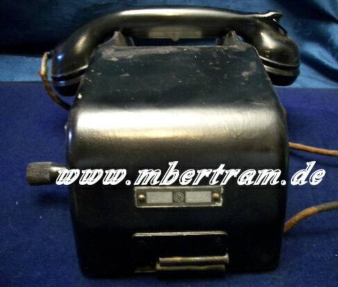 Feldtelefon für Befehlsstände und Bunker. Hst.,u. 1943.