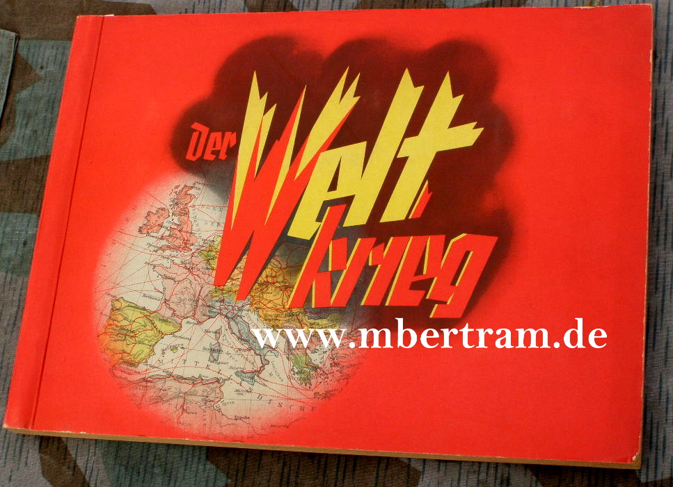 Sammelbilderalbum: DER WELTKRIEG, Cigaretten Bilderdienst