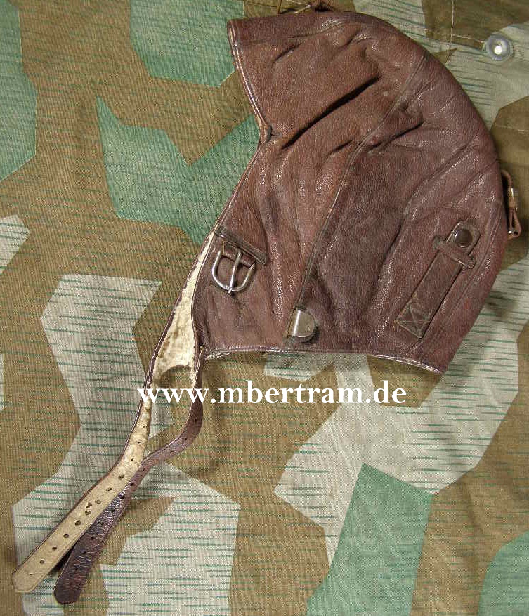 Luftwaffe: braune Flieger Kopfhaube Typ KI 33 o-. FT Gerät