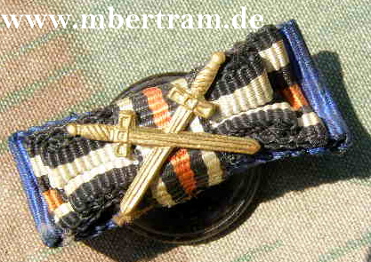 3er Knopfschleife Ehrenkr., Med. 1870/71, preuss.DA 4 J.