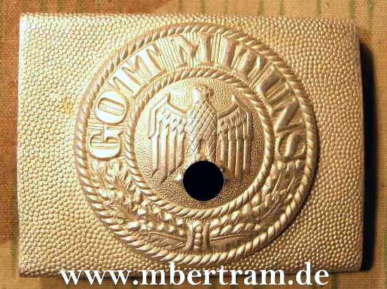 WEHRMACHTS KOPPELSCHLOSS:" OLC" ALU, MIT RIEMEN