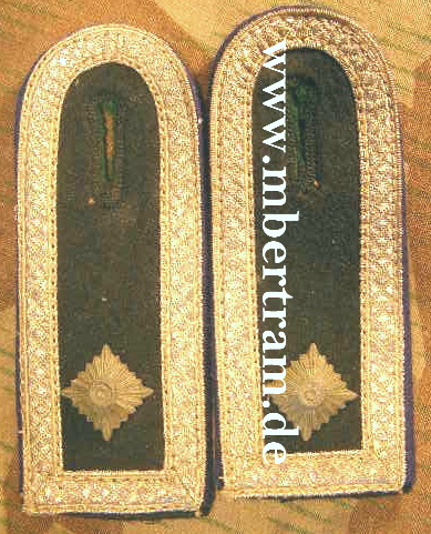 Paar Schulterklappen, Feldw. Sanitäter, zum aufschlaufen