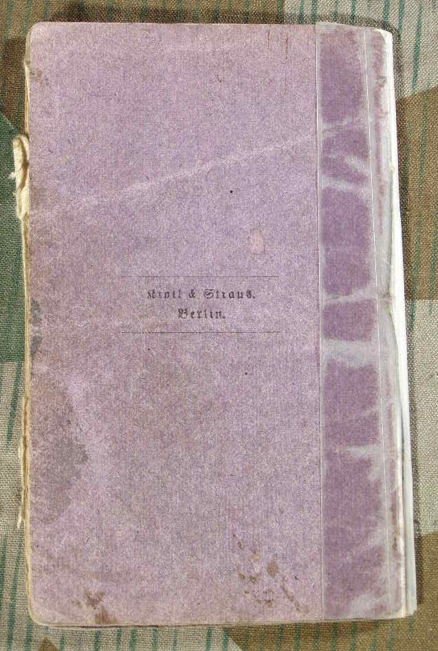 7015-2 Preuss. Militärpass 1. WK: 2.MG KP.Landw. Inf. Rgt.29 1915