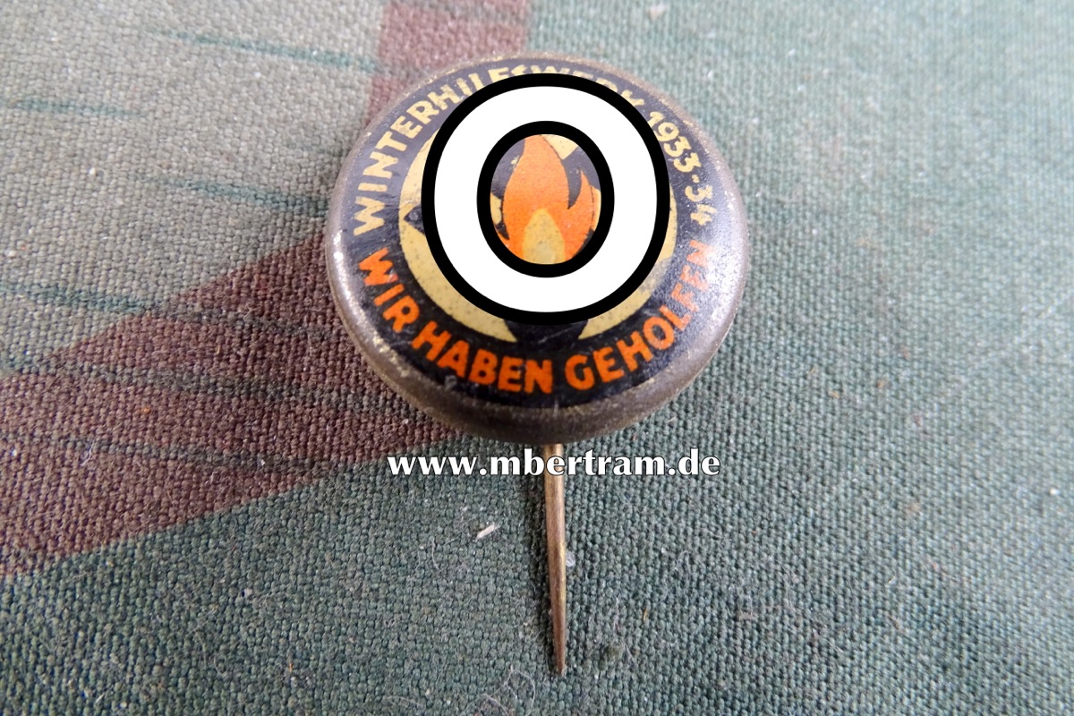 Winterhilfswerk 1933-34 Flammende Opferschale " Wir haben geholfen "