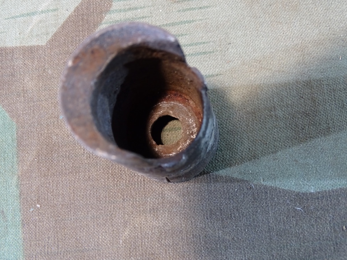 Wehrmacht Rohrführungshülse MG 42 früher Bodenfund, dafür gut erhalten. 