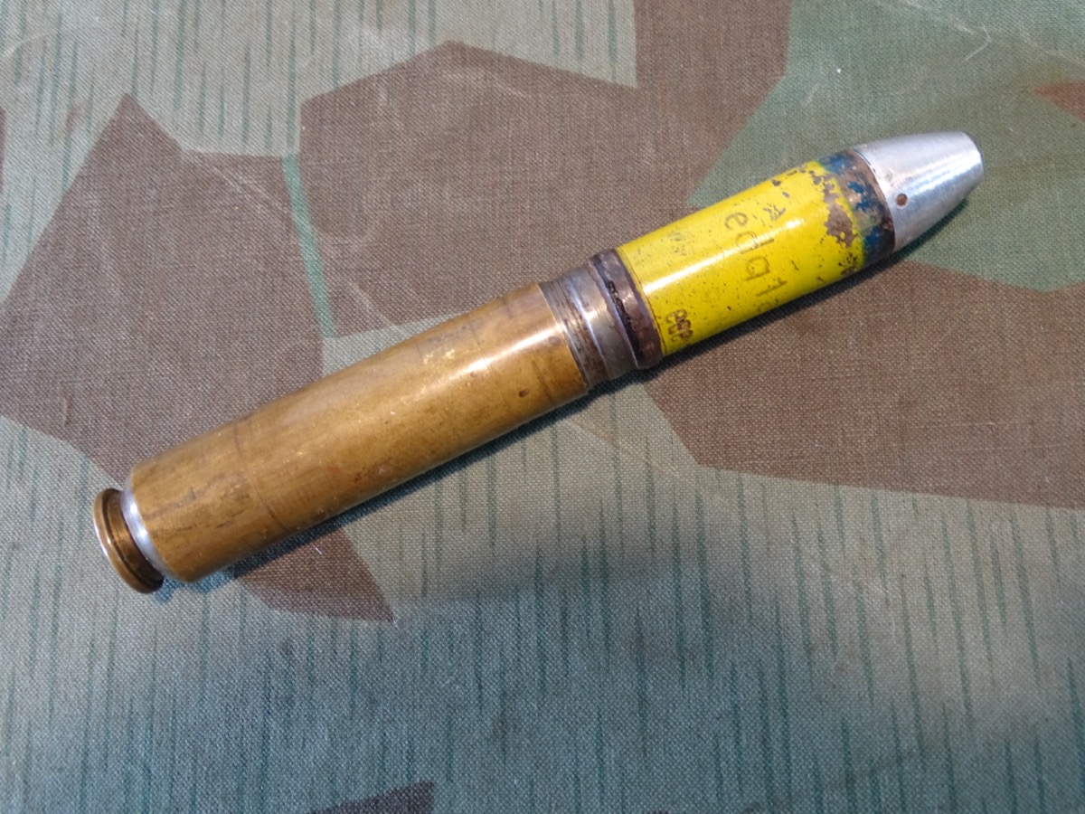 Wehrmacht Luftwaffe Bordmunition: 20mm Bordkanone MG 151/20 Deko  Sprenggranat Patrone