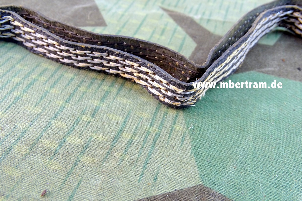 Wehrmacht Offiziers Portepee für Säbel und Seitengewehr, schmal, 3 Durchzüge