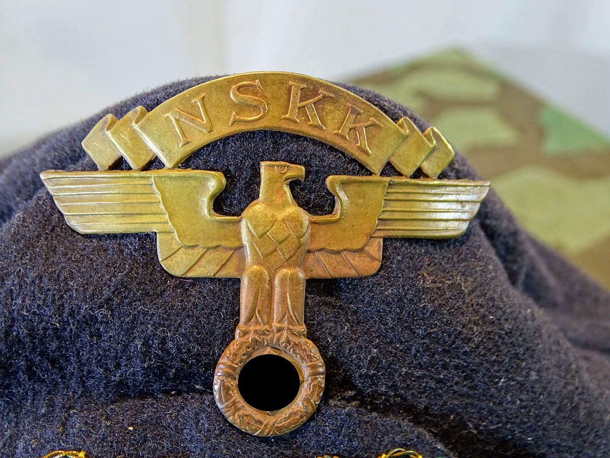 Nationalsozialistisches Kraftfahrkorps (NSKK) Motorbootstandarte, Schirmmütze für Mannschaften Nationalsozialistisches Kraftfahrkorps (NSKK) Motorbootstandarte, Schirmmütze für Mannschaften