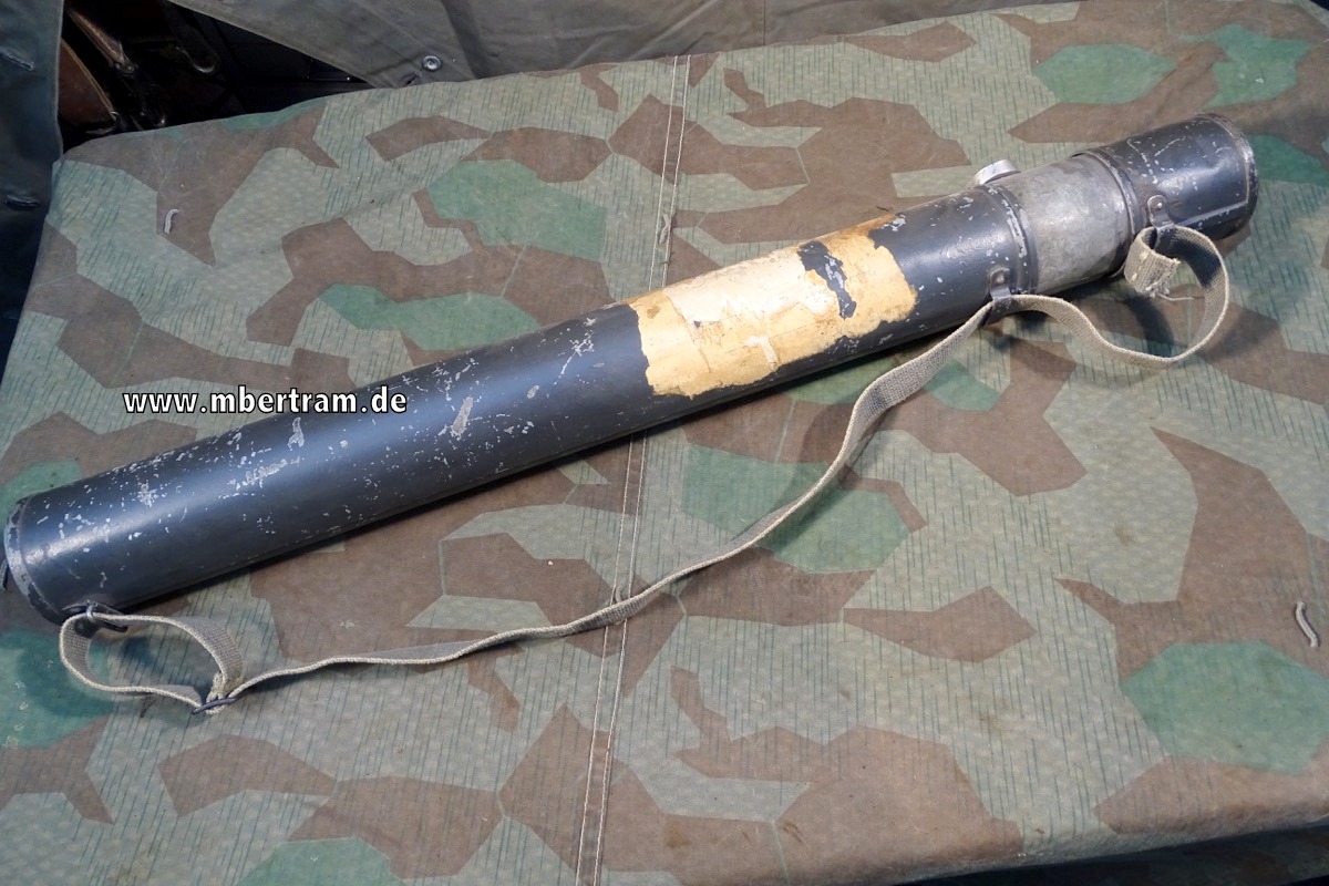 Wehrmacht Metall Dokumentenköcher, Farbe fast kpl. , SELTEN