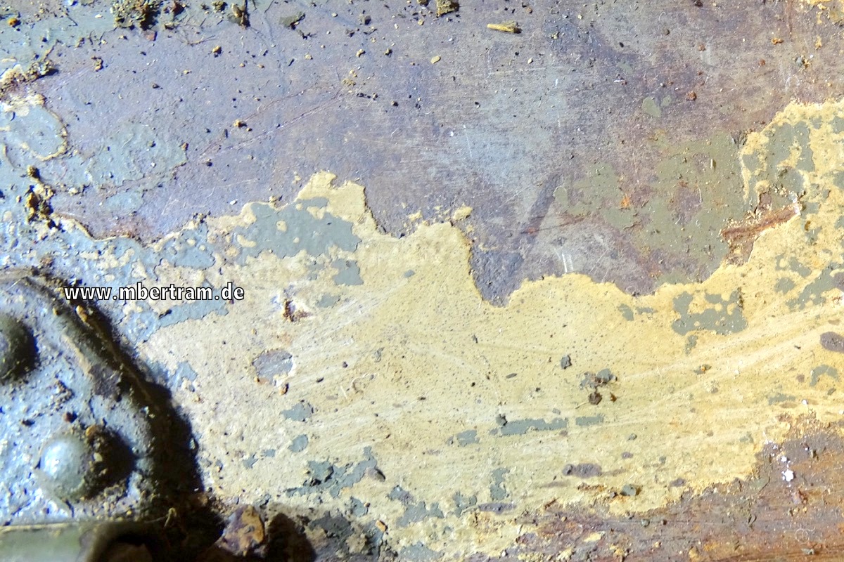 MG 34/42 Patronenkasten 41 gestempelt. Lehmgelb/ feldgrau
