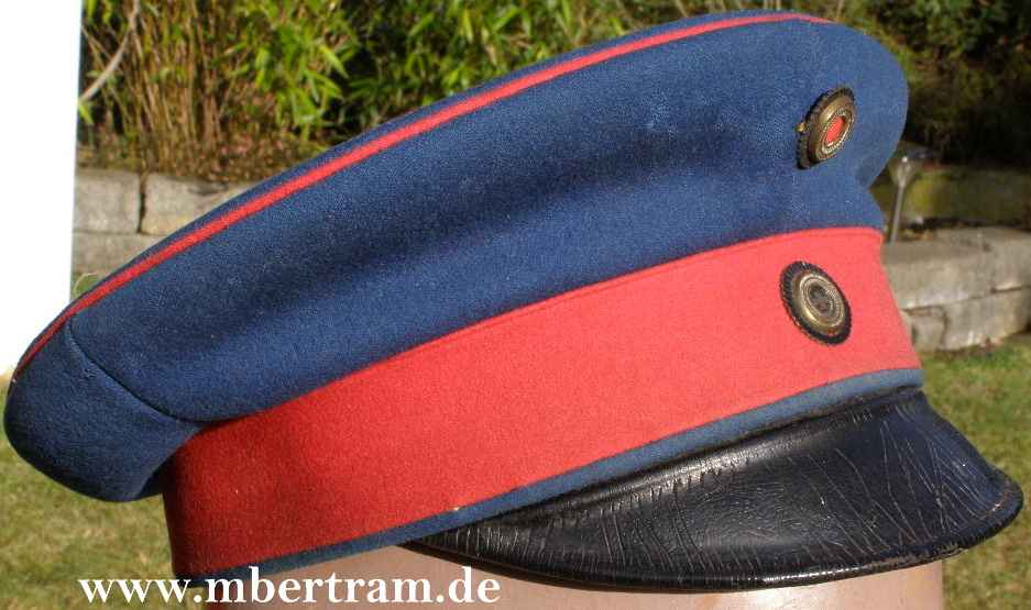 Preussen Schirmmütze Landwehr/Reserve Offiziere Inf. 1913