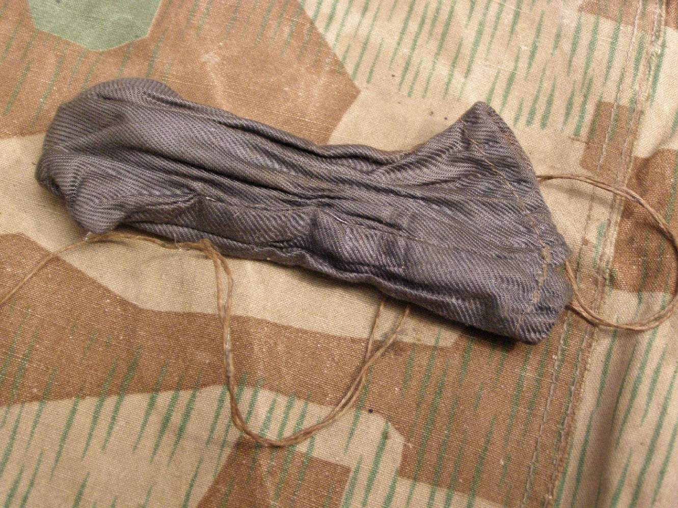 4525-1 Mündungsschoner Säckchen für MG 42, gebraucht.