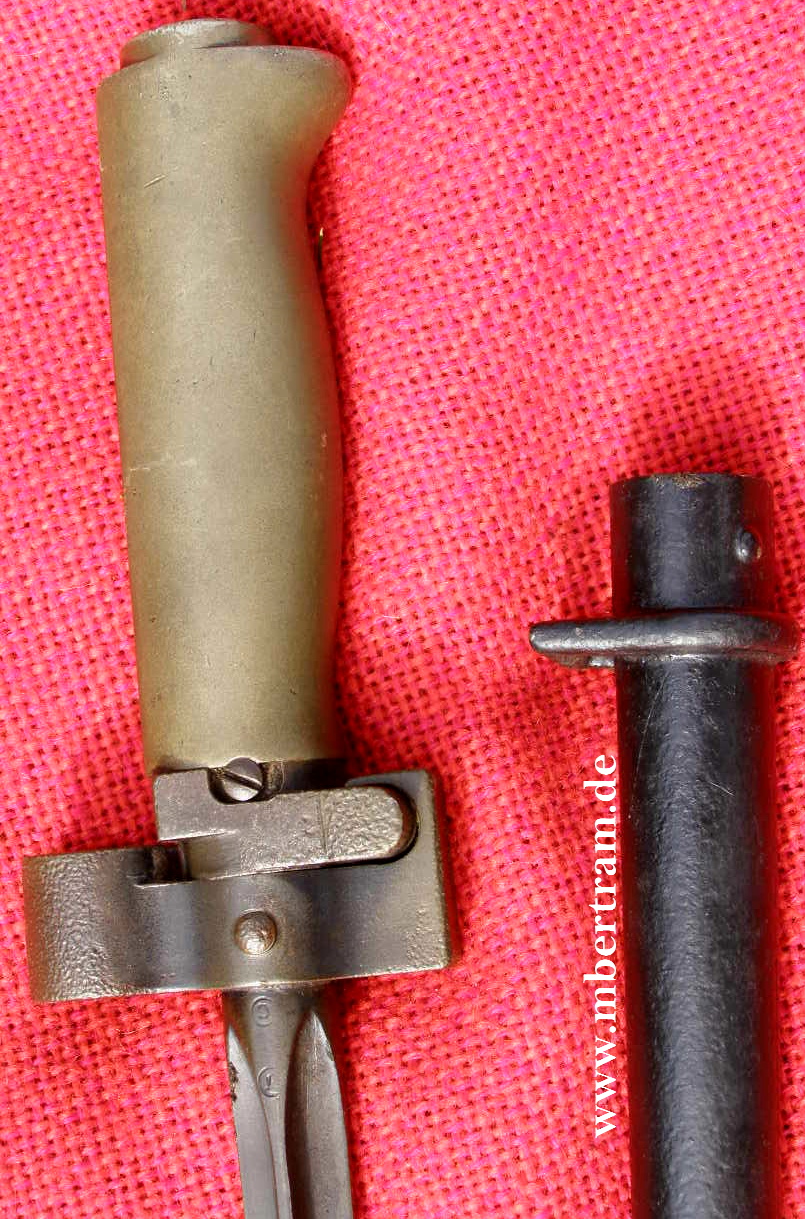 10359-3 Lebel Bajonett M 86/15, verschr., vereinf. Neusilbergriff