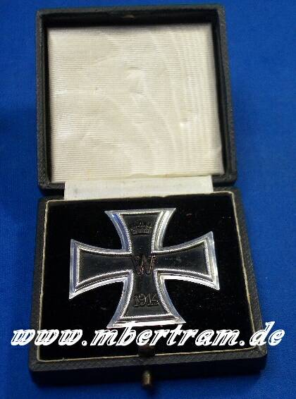 EISERNES KREUZ 1. KLASSE 1914 "KO " IN SCHATULLE
