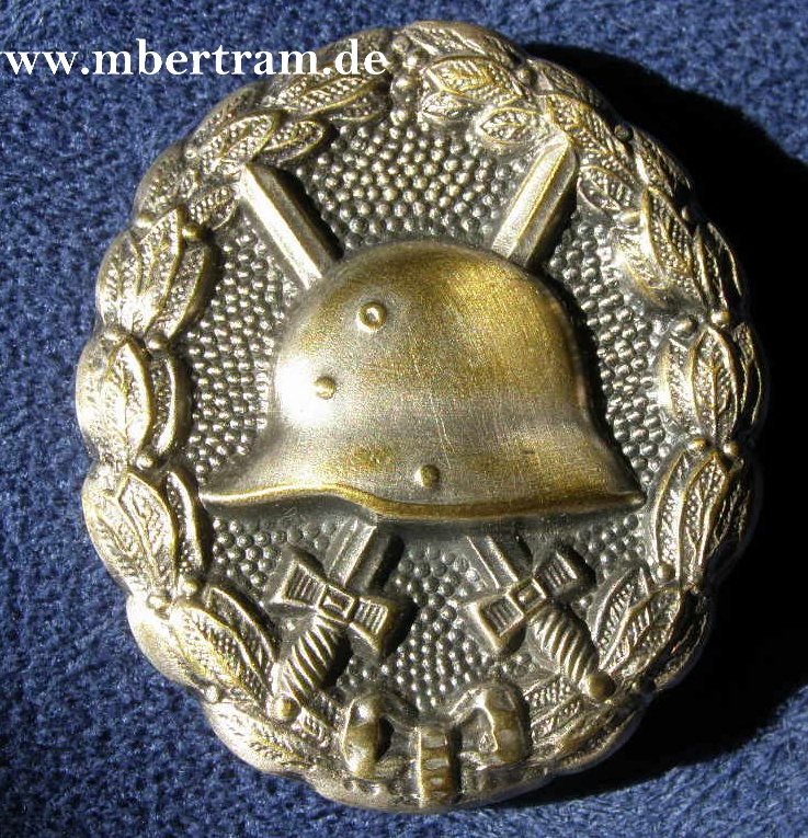 Verwundeten Abzeichen 1914-1918 Silber, Buntmetall