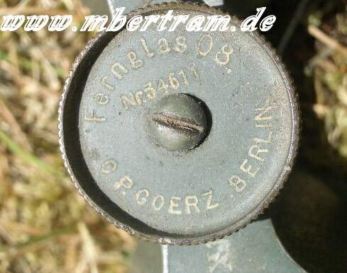 Kaiserliches Dienstglas Mod. 08 Erster Weltkrieg, P. Goertz B.