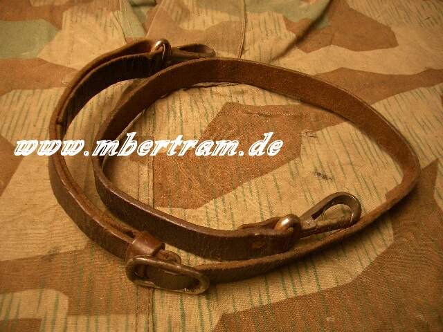 Schulterriemen HJ braunes Leder