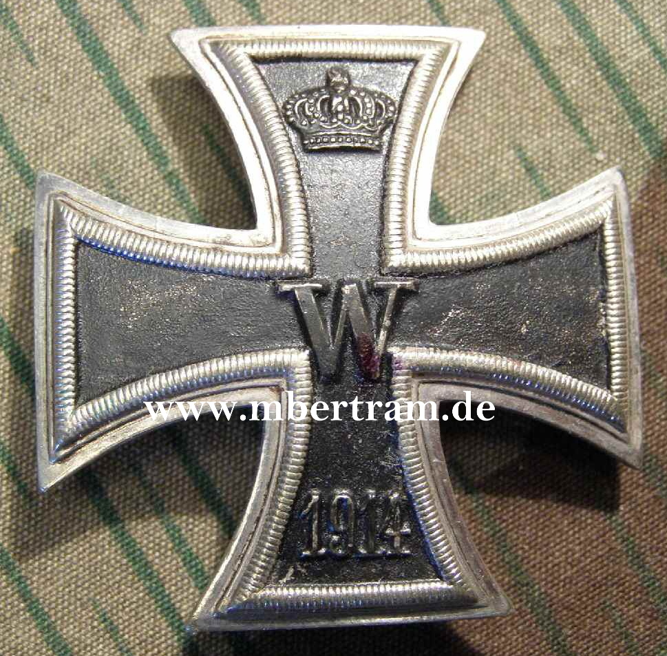 EK 1 1914, GEWÖLBT, EINTEILIG, UNMAGNETISCH