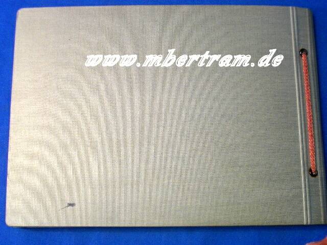 1705-3 RAD/ Reichsarbeitsdienst Dienstzeitalbum. RAD Abt. 5/86,Wehrmachts Dienstzeitalbum