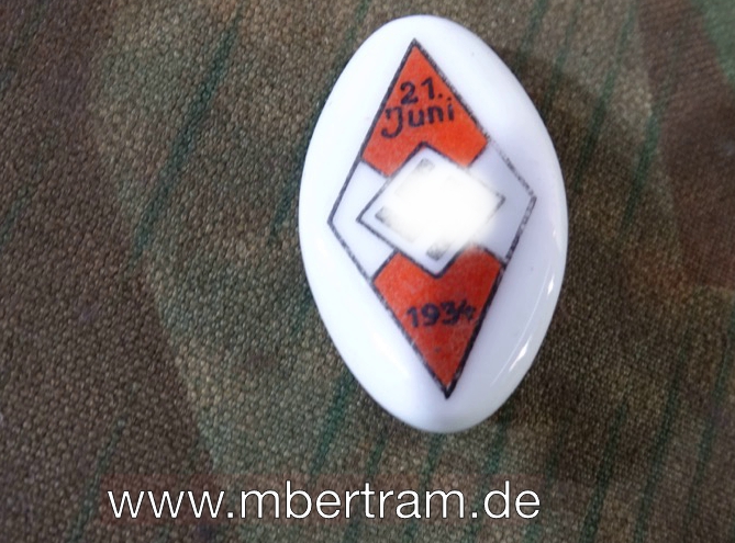 Hitler-Jugend (HJ) , Siegernadel " 1934 " der HJ-Reichssportwettkämpfe