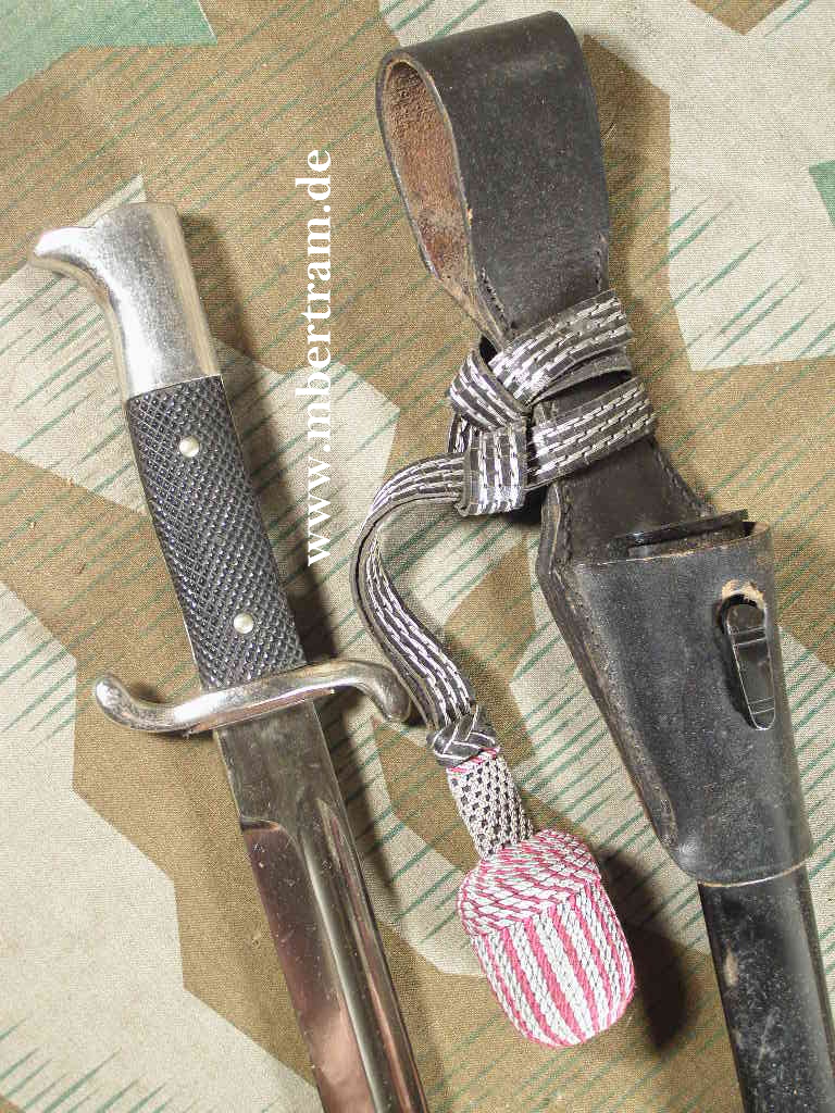 Feuerwehr Extraseitengewehr, Büchel, Koppelschuh, Portepee