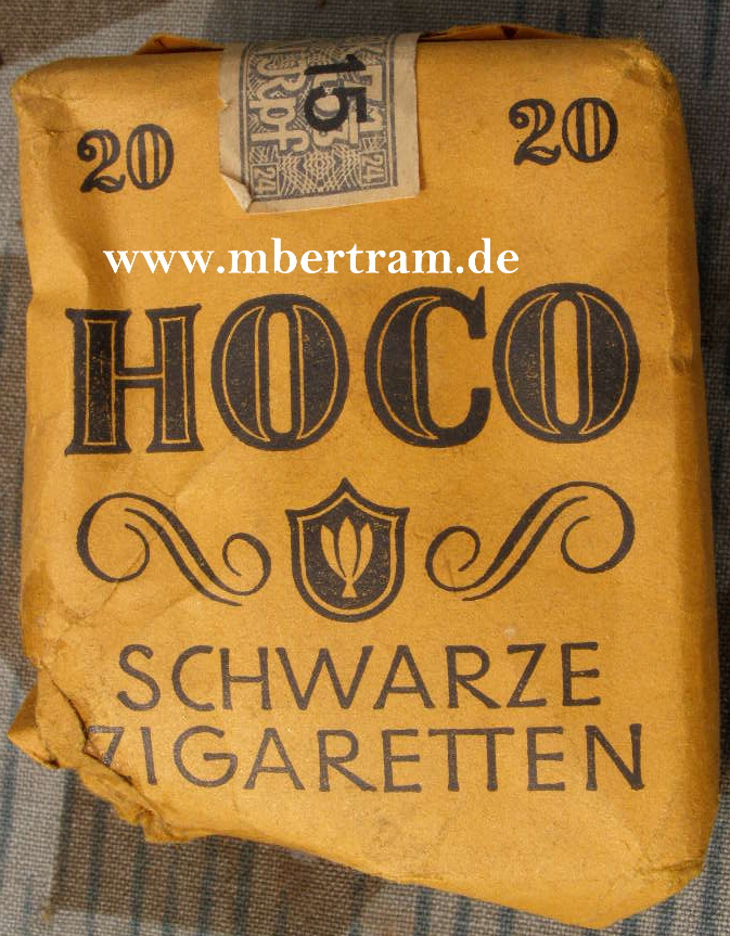 20 WH Hoco-Roth-Händle Zigaretten 1944/45, ungeöffnet