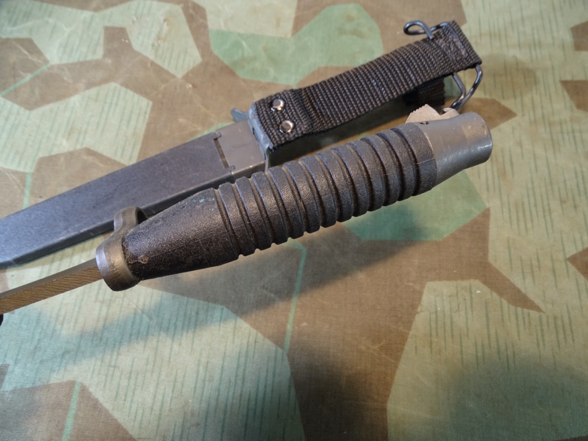 Deutsches GSM Bajonett für das griechische EBO G3 A3 / A4 Sturmgewehr, 1975-1981