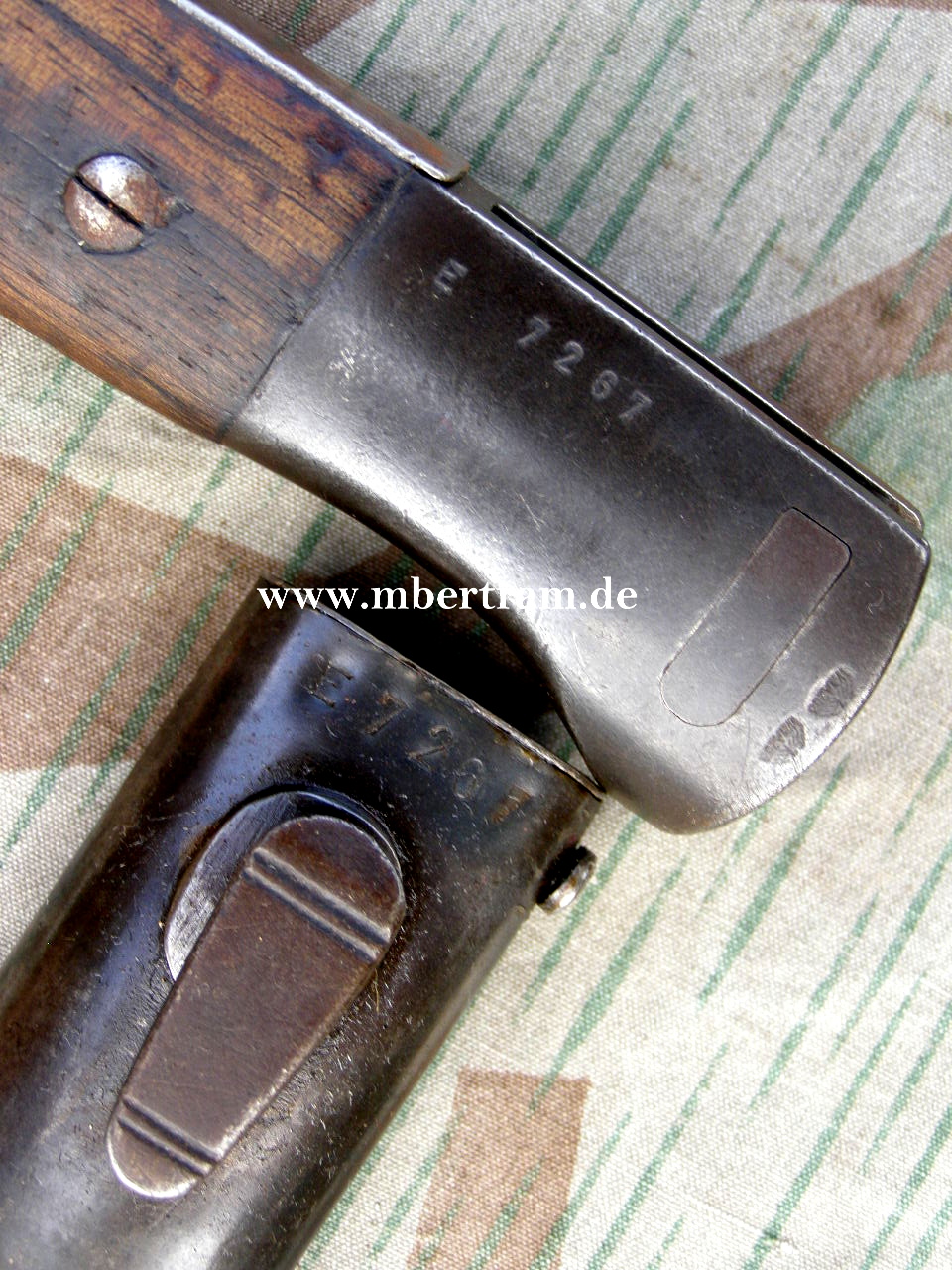 10356-7 SEITENGEWEHR 84/98 DEUTSCHES REICH, Scheide u. WaA