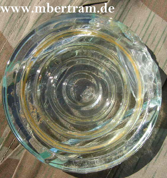 Deckel einer Wehrmachts Glasmine SELTEN !!