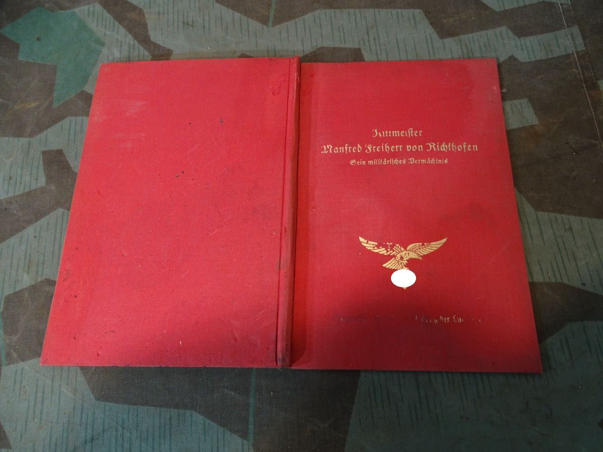 Rittmeister Manfred Freiherr von Richthofen, sein militärisches Vermächtnis , 1938