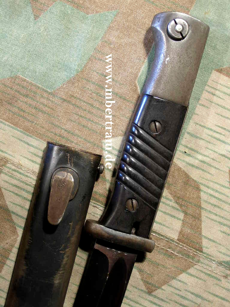 SEITENGEWEHR 84/98: 41 agv, Scheide: EF Pack &amp; S. 1939