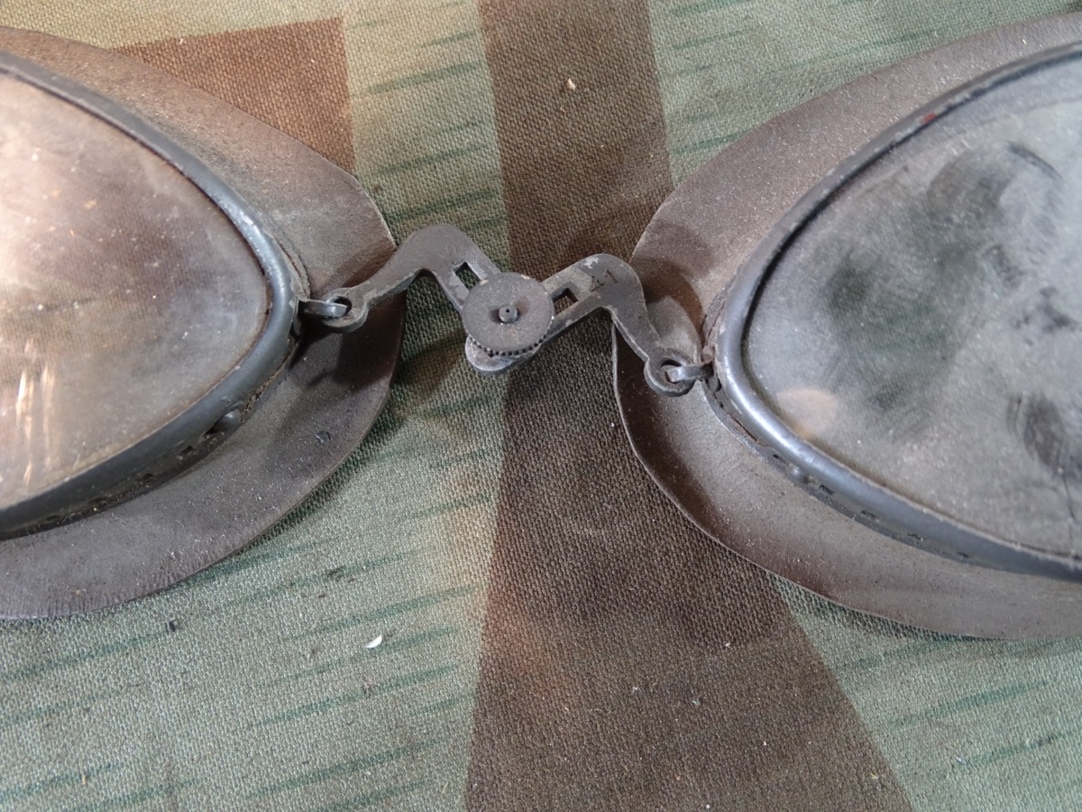 Kradmelder Brille mit auswechselbaren Gläsern, Wehrmacht, 1941