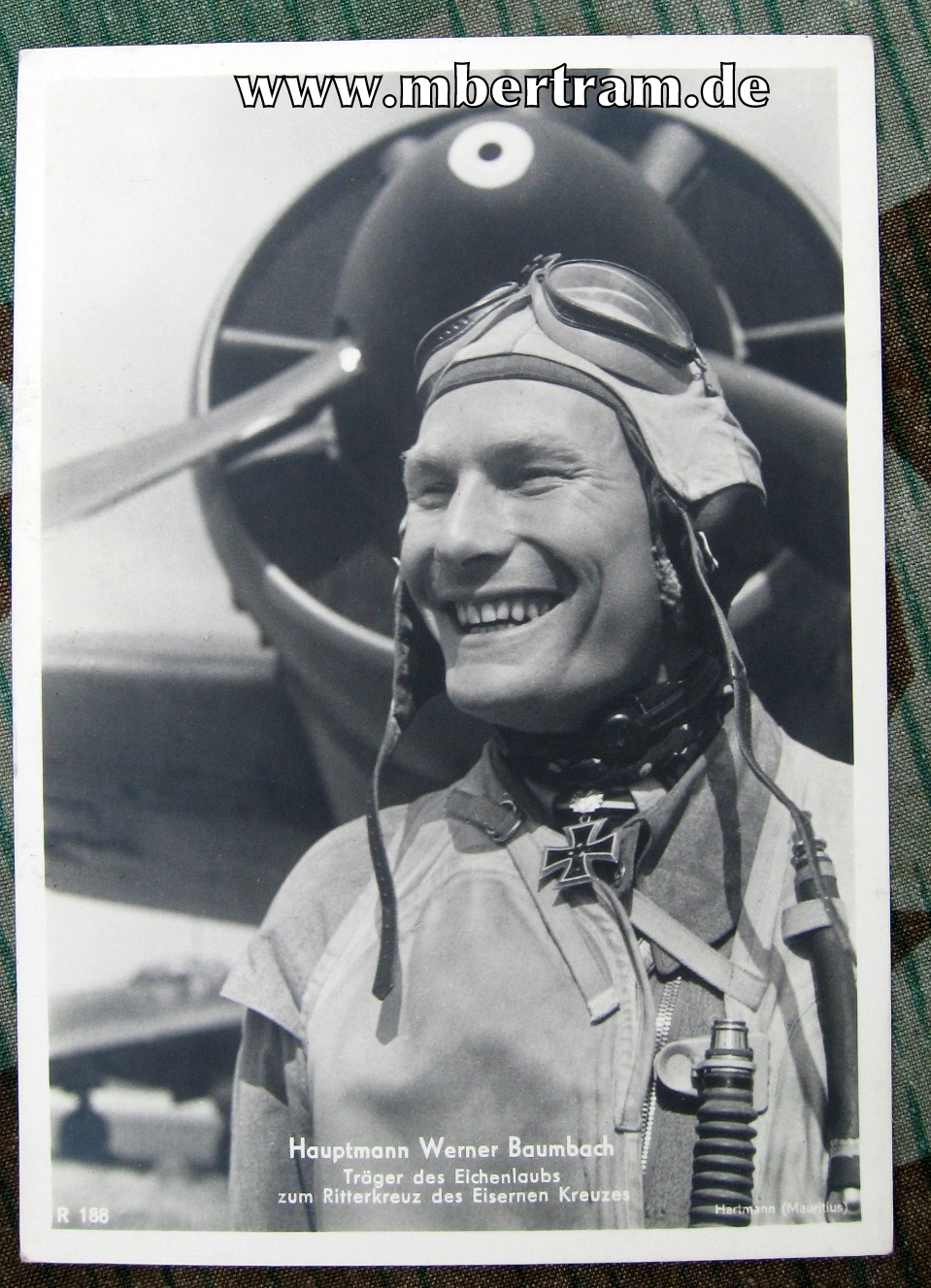 Luftwaffe Ritterkreuzträger Hauptmann Werner Baumbach