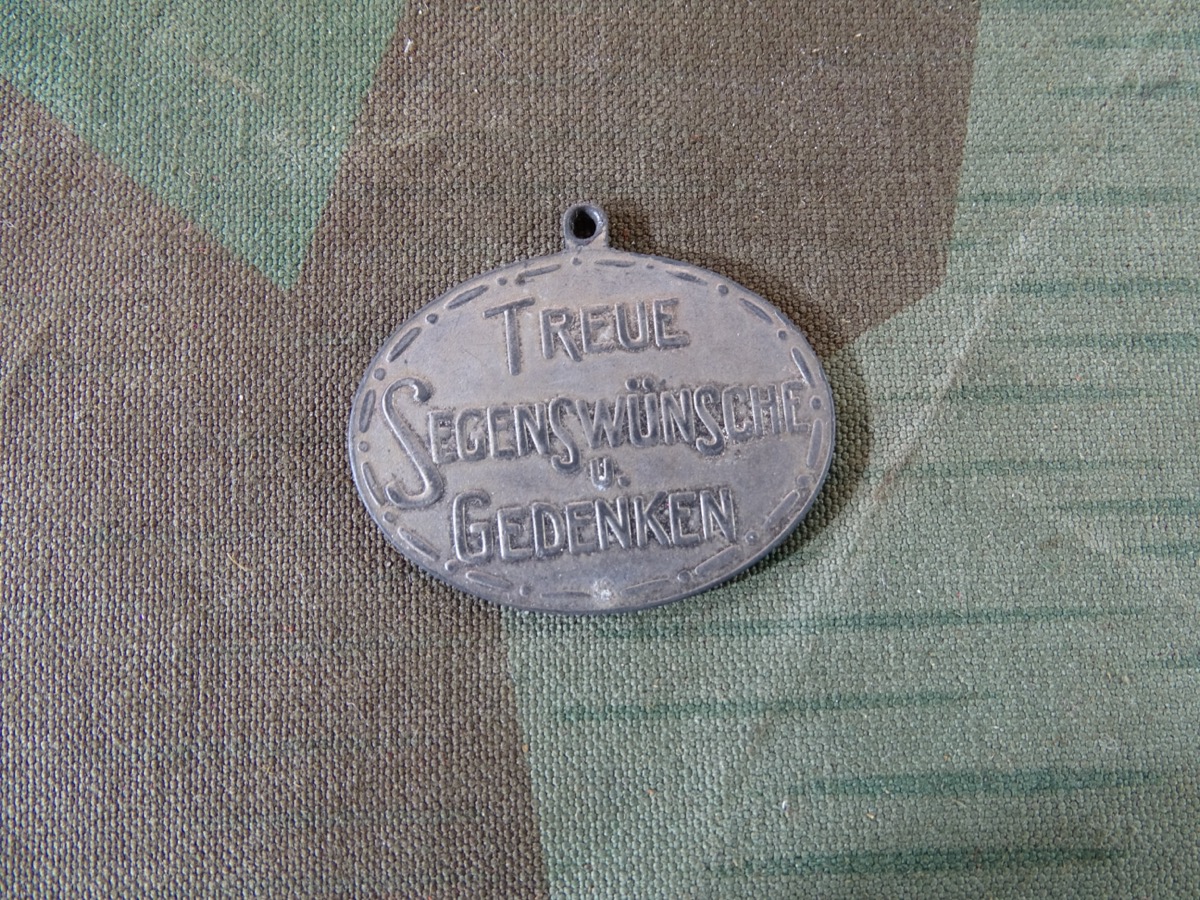 Hessen- Medaille:  Großfürstin Eleonore und Ernst Ludwig 24.12.1916
