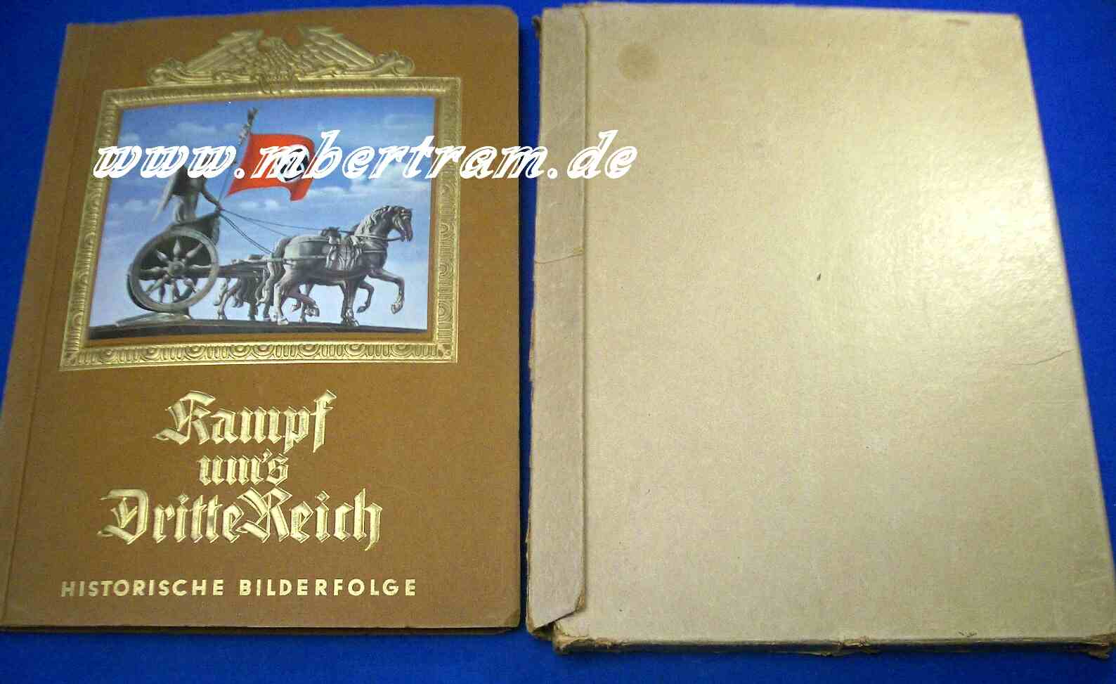 Kampf ums Dritte Reich, Altona,1933, original Schuber