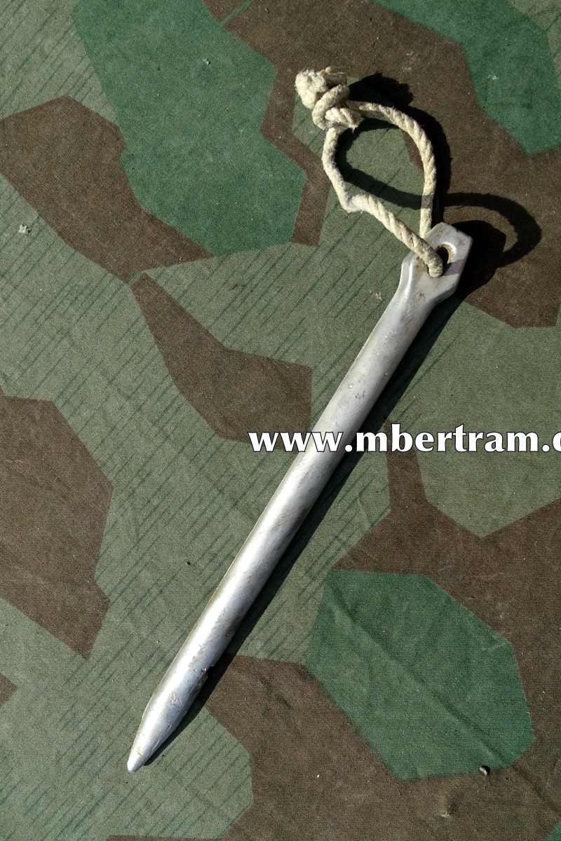 Zelthering Wehrmacht " S&amp;C 1935" Aluminium, gebraucht.