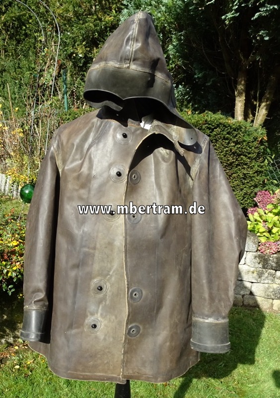 Jacke für schwere Gasschutzausrüstung der Wehrmacht, Gestempelt mit gqn 1943
