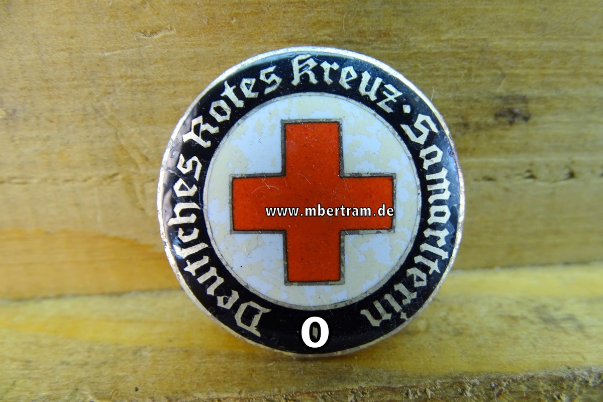 Deutsches Rotes Kreuz ( DRK ), Brosche für " Samariterin ", emailliert