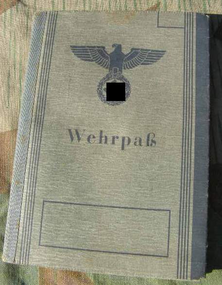 Wehrpass Heer Sanitäts Uffz. P.Kremer, gemustert 1943