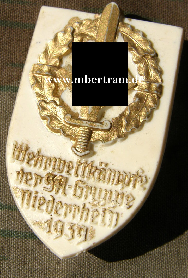 SA - Wehrwettkämpfe der SA-Gruppe Niederrhein 1939, Kst.