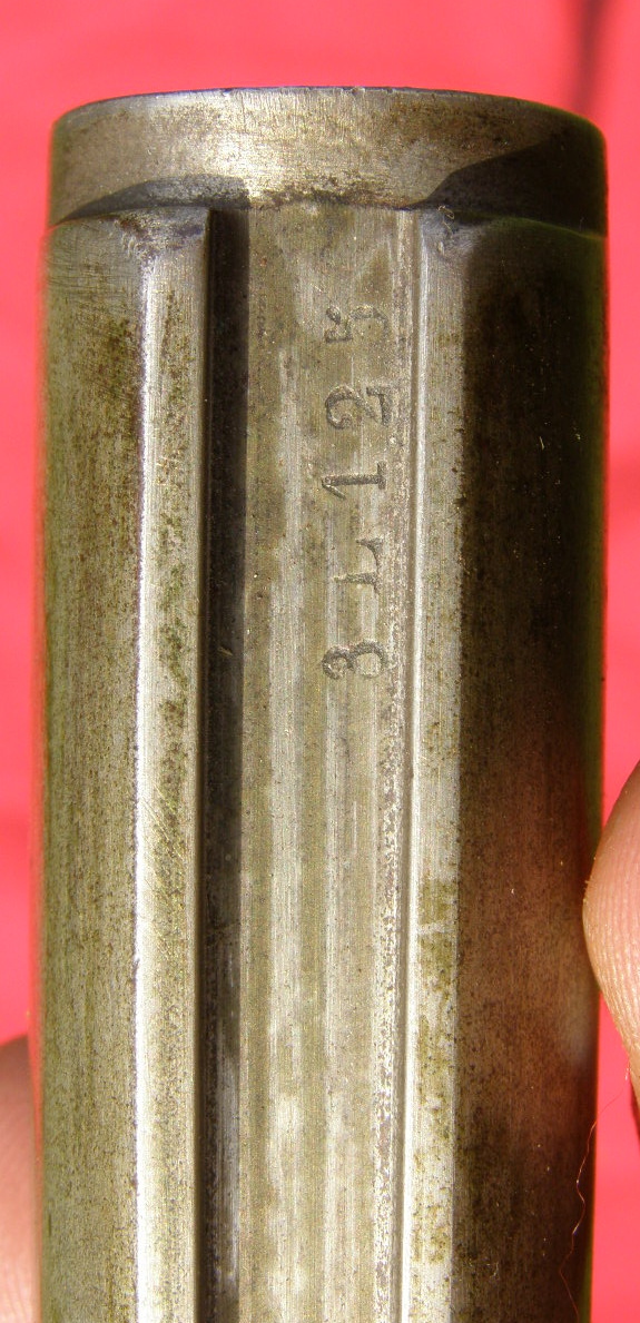 10357-11 Lebel Bajonett M 86, Neusilbergriff, gebogene Parierstange