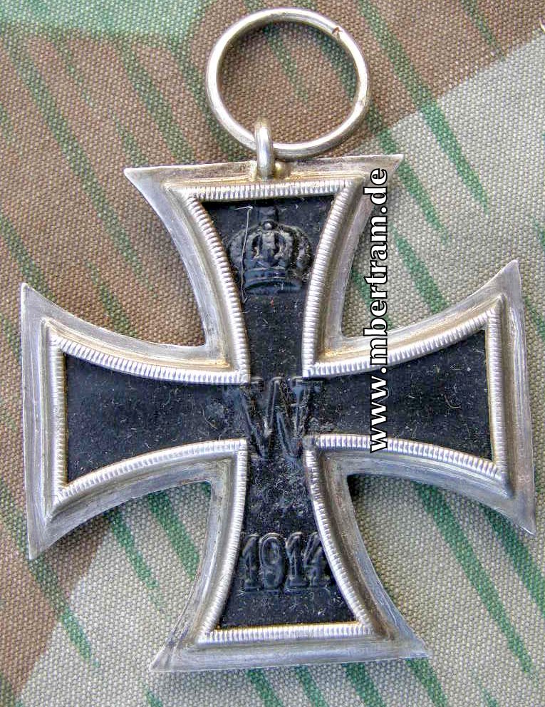 Eisernes Kreuz 2. Klasse 1914, Herstellermarke "K". o. Band