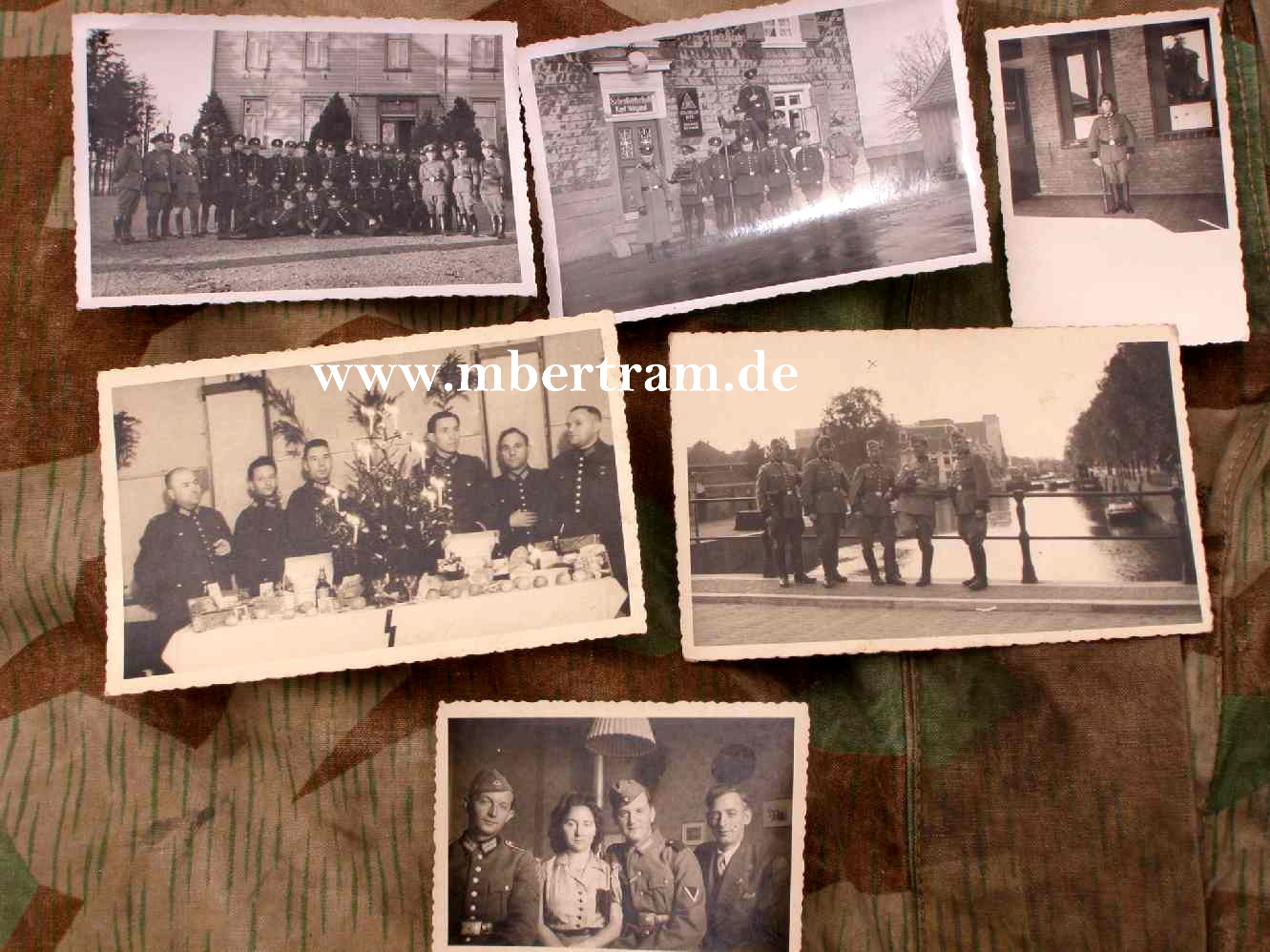 6 Fotos Polizei Regiment , Fronteinsatz Utrecht, Heimat 1942