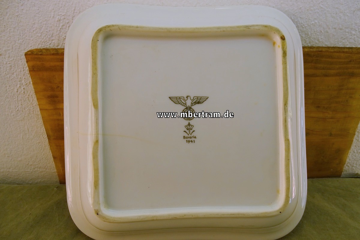 Wehrmachts Schüssel. 26cm. Stempel:"Adler, Jahr 1941, Hersteller Bavaria
