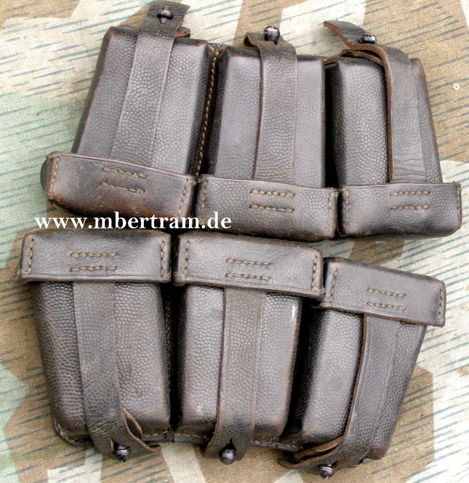 Paar K98 3er Munitionstaschen, Hersteller, Code Nr.: ftb 44